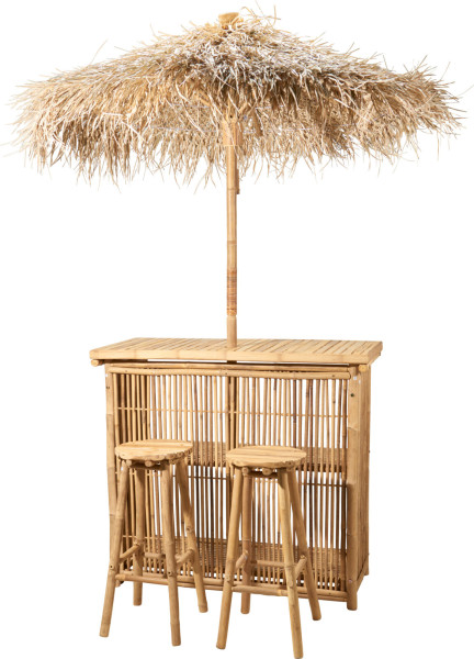 Bar-Set in natur aus Bambus