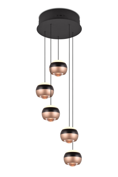 Pendelleuchte ORBIT in schwarz aus Metall