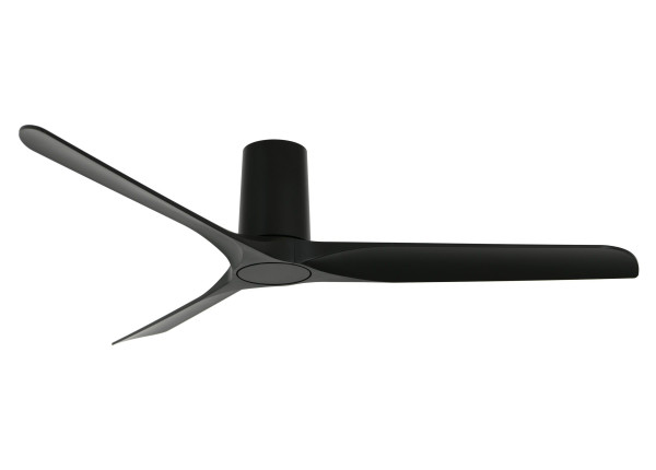 Deckenventilator LONDO in schwarz aus Kunststoff