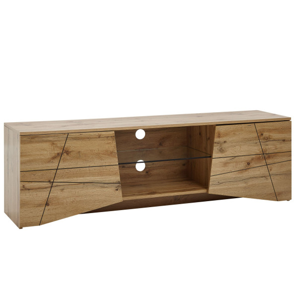 Lowboard in braun aus Holz