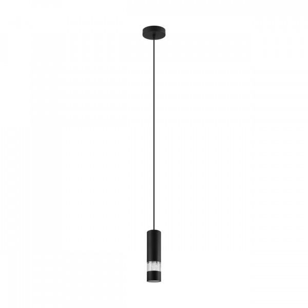 Hängeleuchte BERNABETA in schwarz aus Kunststoff