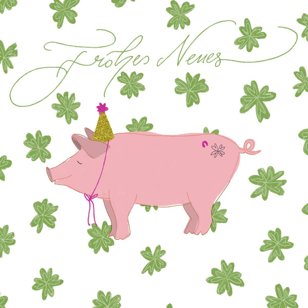 Servietten FROHES NEUES