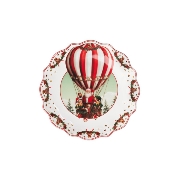 Jahresschale 2026 in bunt aus Bone China