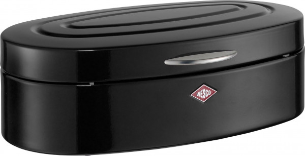 Brotkasten Elly schwarz (BHT 42,5x14x26,3 cm)