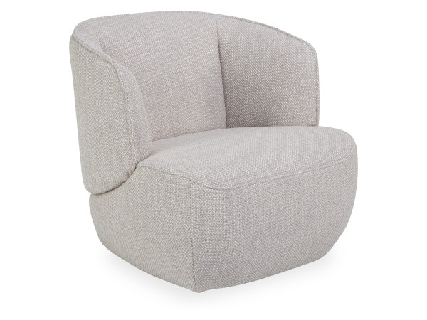 Sessel ROLF BENZ 384 in cremeweiß aus Stoff