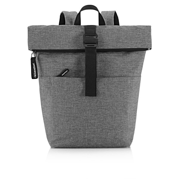 rolltop reisenthel backpack - TWIST silve in grau aus Polyester
