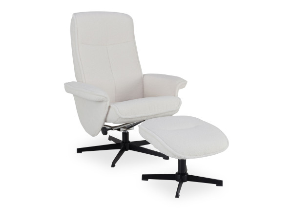 Relaxsessel m. Hocker FM-313-2 aus Stoff