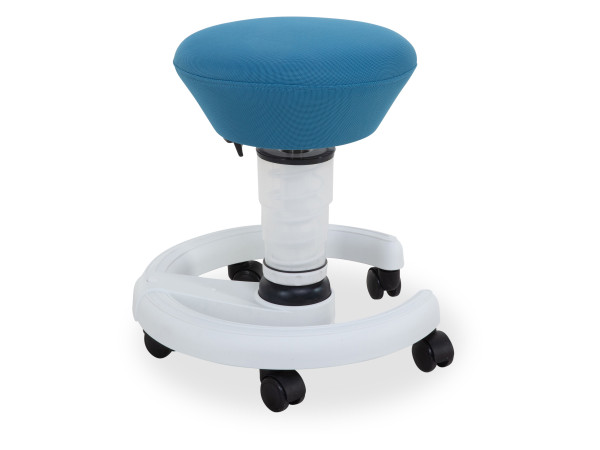 Hocker AERIS SWOPPSTER in blau aus Stoff