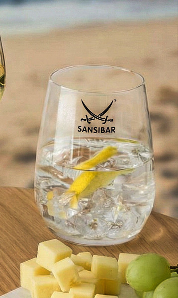 Wasserglas SANSIBAR in klar aus Glas