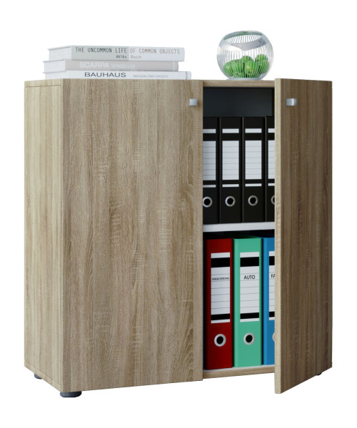 Aktenschrank VANDOL Mini in Eiche Sonoma aus Folie
