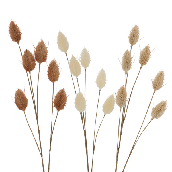 Kunstpflanze SAMTGRAS in natur aus Materialmix