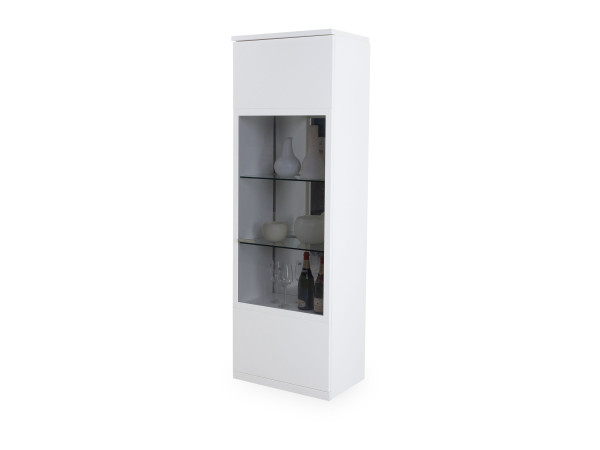 Vitrine MONDO ARTIST in weiß aus Lack
