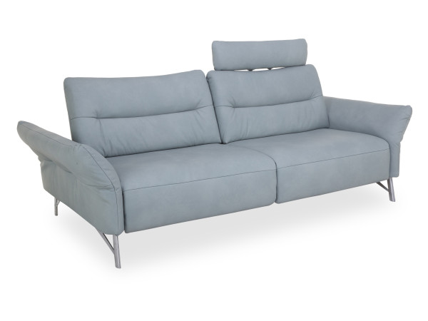 Sofa 3 Sitzer MONDO PELIPPA in jade aus Leder