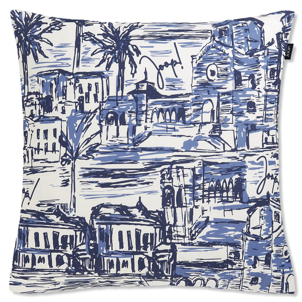 Kissen JOOP! FABRICS OUTDOOR D in navy aus Polyester