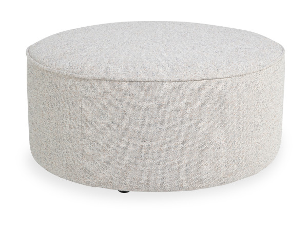 Rundhocker Elastoform SIERRA in Cappuccino aus Stoff