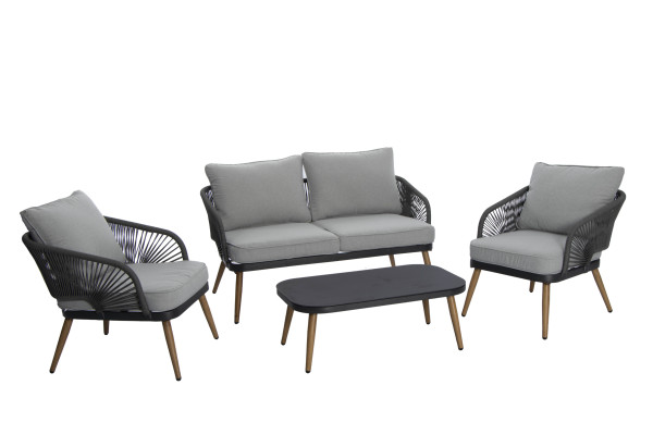 Loungeecke Set LUZERN in mehrfarbig