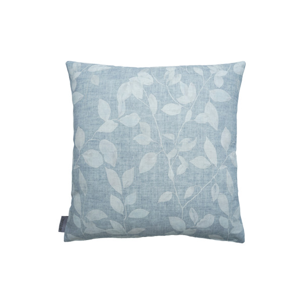 Kissenhülle JOHN in eisblau aus Baumwolle