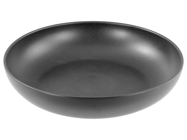 Servierschale UNO in schwarz aus Steinzeug