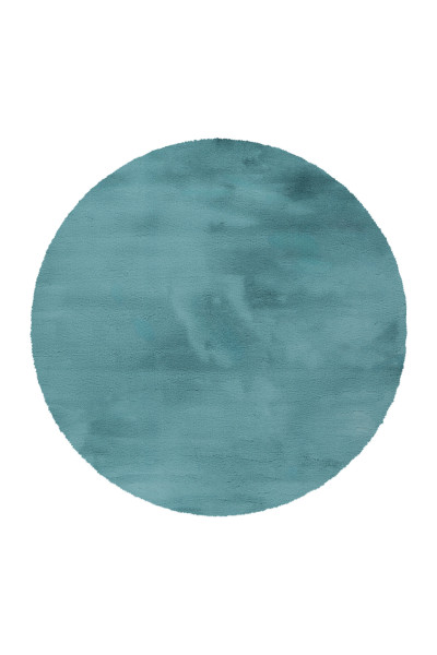 Teppich RABBIT in türkis aus Polyester