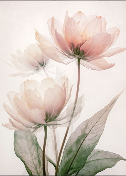 Aludibondbild FLOWERS X in mehrfarbig aus Metall