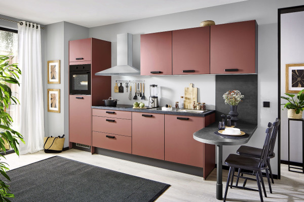 Einbauküche Modulform MF15 in rot