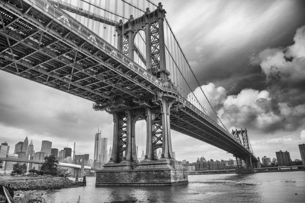 Akustikbild MANHATTEN BRIDGE aus Materialmix
