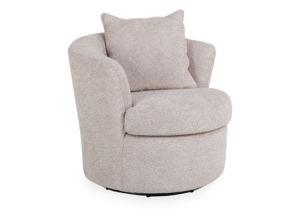Drehsessel MADEIRO in beige aus Stoff