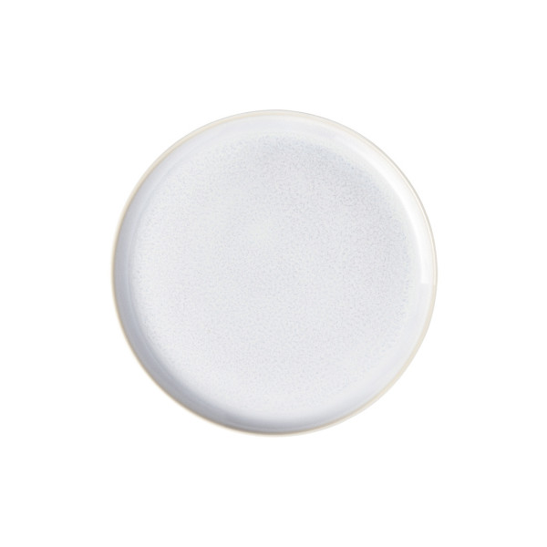 Dessertteller CRAFTED COTTON in weiß aus Bone China
