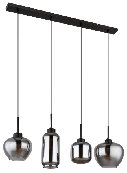 Hängeleuchte MATT in schwarz aus Metall