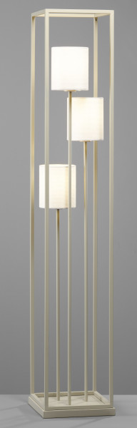 Stehleuchte SANSIBAR JORDSAND in beige aus Metall