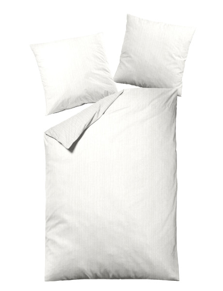 Bettwäsche MONDO Musselin in weiß aus Baumwolle