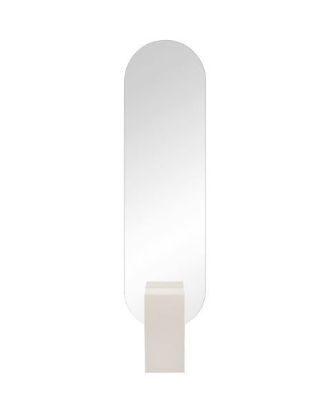 Standspiegel MATHILDA in kaschmir aus Dekor