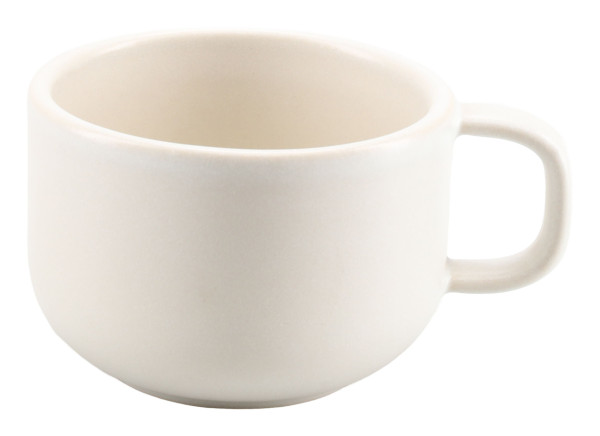 Kaffeeobertasse UNO in off-white aus Steinzeug