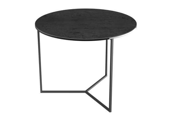 Couchtisch VENEZIA in schwarz aus Stahl