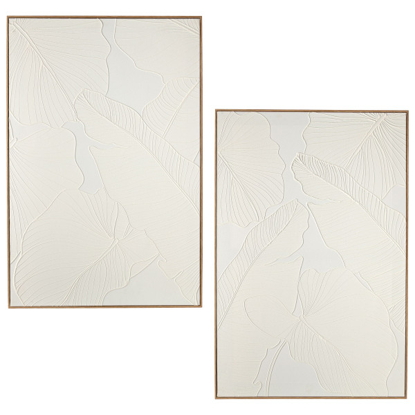Wandbild MODERN in weiß aus Papier