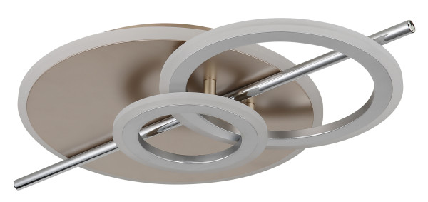 Deckenleuchte NORRIS in champagner aus Metall