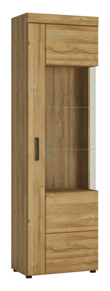 Vitrine WANDA in Eiche aus Dekor