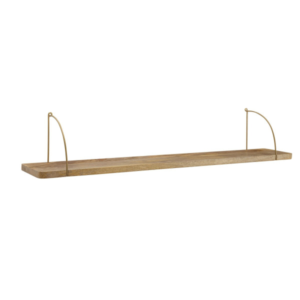 Wandregal in braun aus Holz