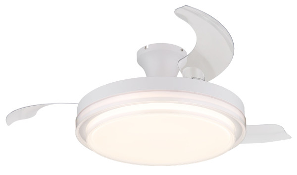 Deckenventilator BELIZ in weiß aus Metall