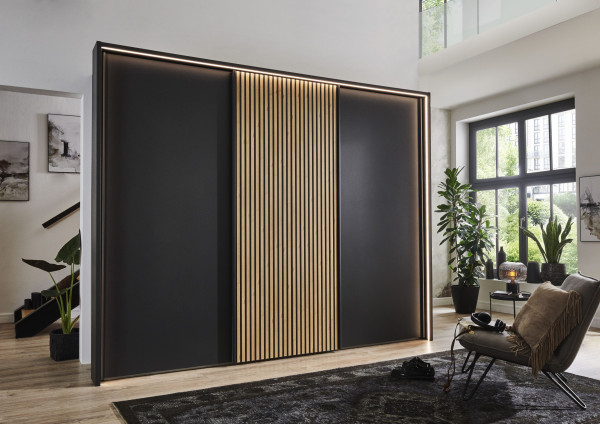 Kleiderschrank Rolf Weber WESEL in graphit aus Dekor