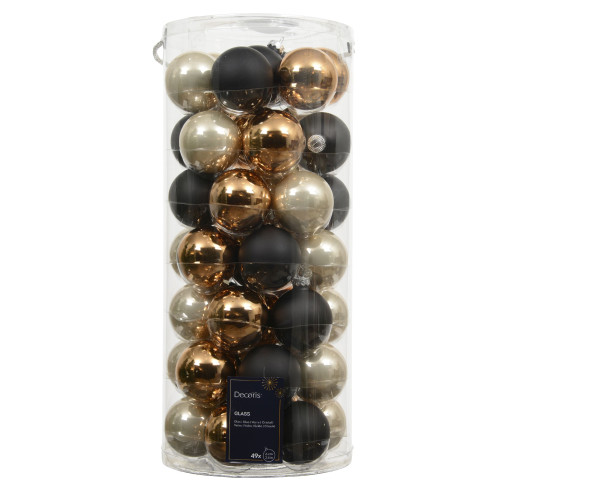 Weihnachtskugel-Box BIG MODERN MIX in mehrfarbig aus Glas