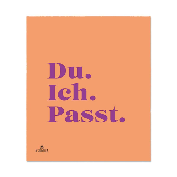 Schwammtuch DESIGN@HOME DU. ICH. PASST.