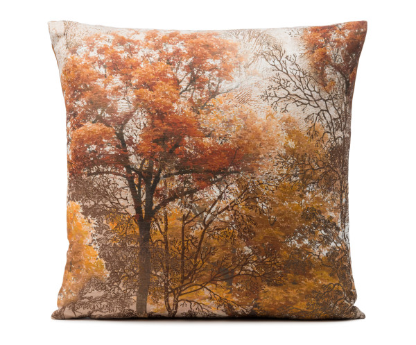 Kissenhülle FORREST in Caramel aus Polyester