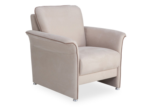 Sessel LUMINARA in beige aus Stoff