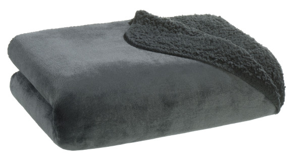 Schaffelldecke SEBASTIAN anth. in anthrazit aus Polyester