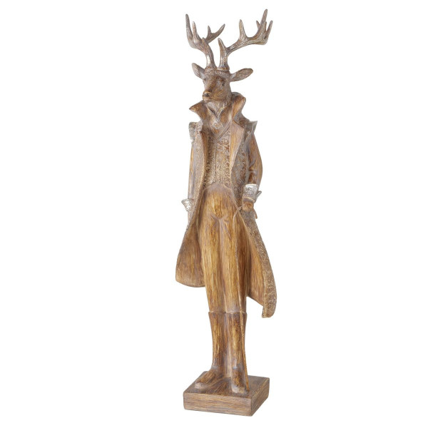 Hirsch JENNO in braun aus Kunstharz