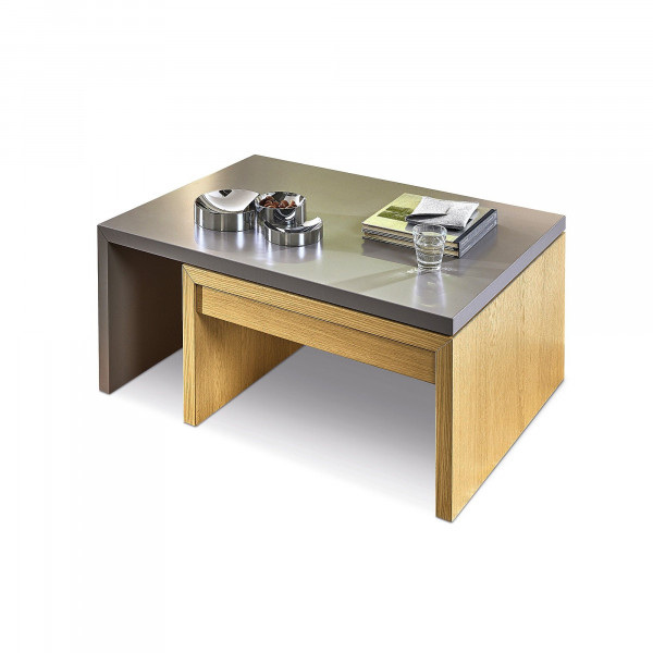Couchtisch MONDO ALICANTE in grau aus Lack