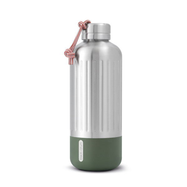 Isolierflasche BLACK+BLUM EXPLORER in OLIVE aus Edelstahl