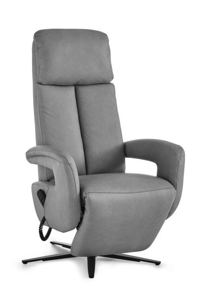 Relaxsessel COMFORT MONDO BASIQUE in stone aus Leder