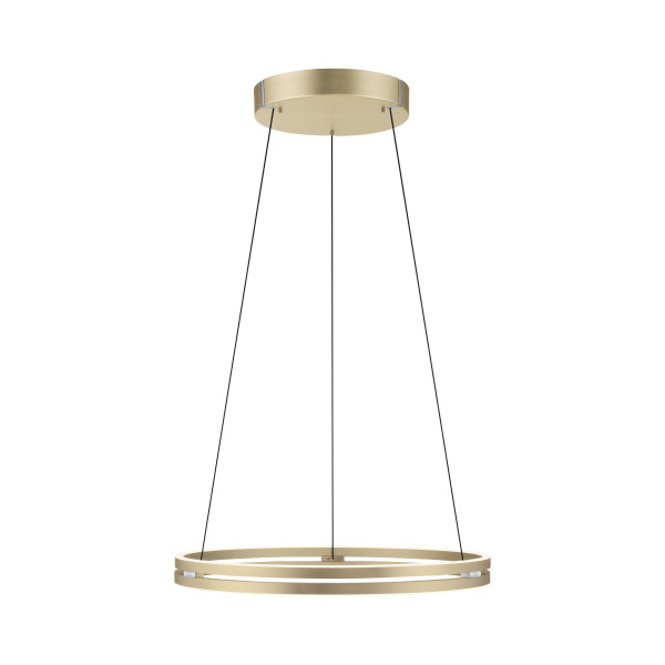 Pendelleuchte PURE E-LOOP in goldfarben aus Metall